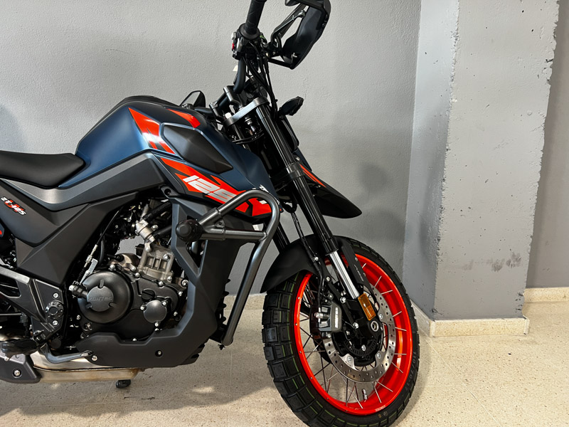 Imagen de ZONTES U1 125 LCD E5+ - MATT BLUE/ ORANGE