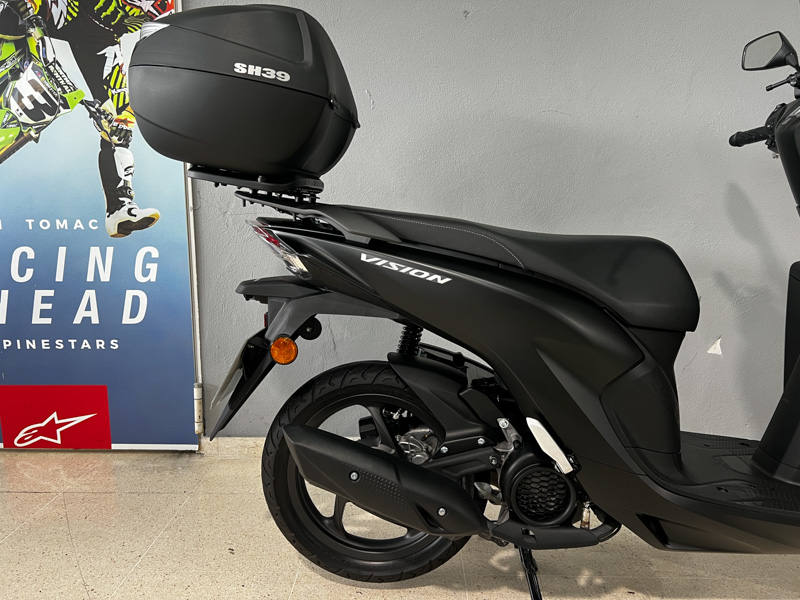 Imagen de HONDA VISION 110 2025 (NSC110S) - NEGRO MATE METALICO