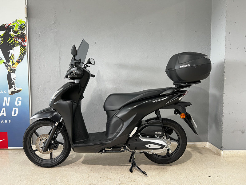 Imagen de HONDA VISION 110 2025 (NSC110S) - NEGRO MATE METALICO